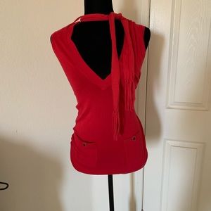 NWT Sm Red Guess Shirt with Neck Tie